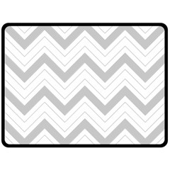 Zig zags pattern Double Sided Fleece Blanket (Large) 