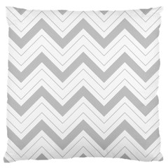 Zig zags pattern Large Flano Cushion Case (One Side)