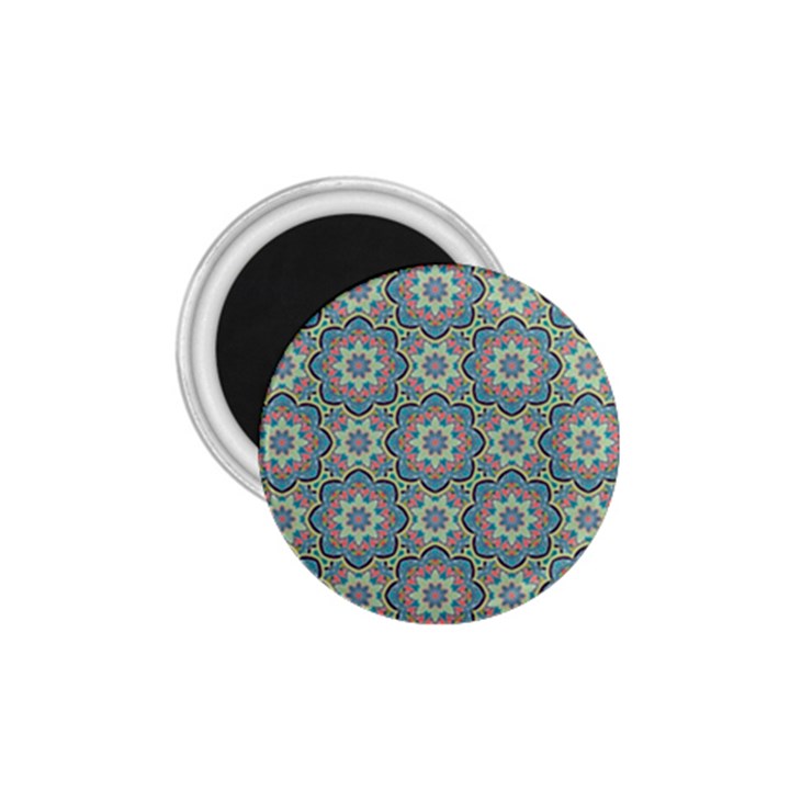 Decorative Ornamental Geometric Pattern 1.75  Magnets