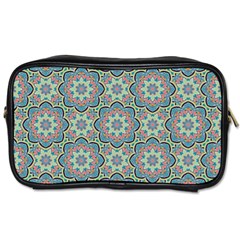 Decorative Ornamental Geometric Pattern Toiletries Bags 2-side by TastefulDesigns