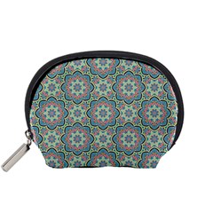 Decorative Ornamental Geometric Pattern Accessory Pouches (small)  by TastefulDesigns