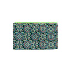 Decorative Ornamental Geometric Pattern Cosmetic Bag (xs) by TastefulDesigns