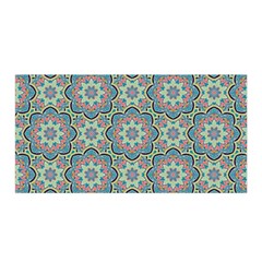 Decorative Ornamental Geometric Pattern Satin Wrap by TastefulDesigns