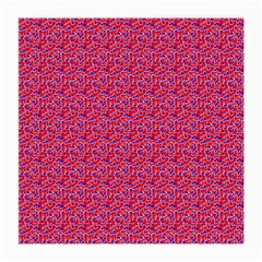 Red White And Blue Leopard Print  Medium Glasses Cloth (2-side) by PhotoNOLA