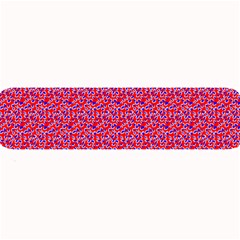 Red White And Blue Leopard Print  Large Bar Mats