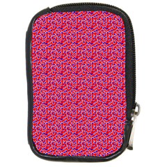 Red White And Blue Leopard Print  Compact Camera Cases