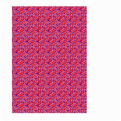 Red White And Blue Leopard Print  Large Garden Flag (two Sides) by PhotoNOLA