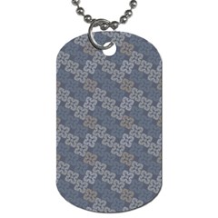 Decorative Ornamental Geometric Pattern Dog Tag (one Side) by TastefulDesigns