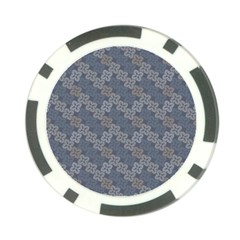 Decorative Ornamental Geometric Pattern Poker Chip Card Guard (10 Pack) by TastefulDesigns