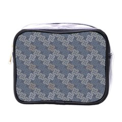 Decorative Ornamental Geometric Pattern Mini Toiletries Bags