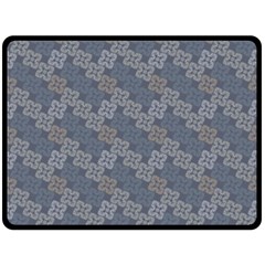 Decorative Ornamental Geometric Pattern Fleece Blanket (large)  by TastefulDesigns