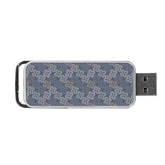 Decorative Ornamental Geometric Pattern Portable Usb Flash (two Sides) by TastefulDesigns