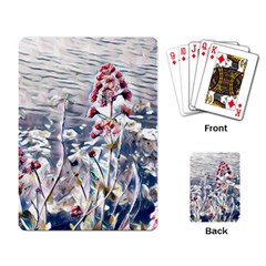 Port Flowers Playing Card by DeneWestUK