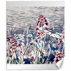 Port Flowers Canvas 20  X 24   by DeneWestUK