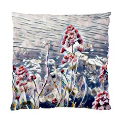 Port Flowers Standard Cushion Case (one Side) by DeneWestUK