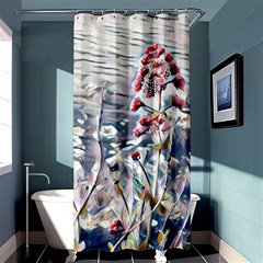 Port Flowers Shower Curtain 36  X 72  (stall) 