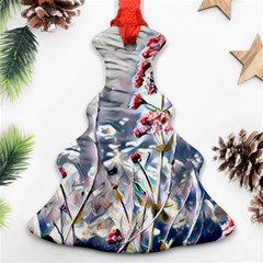 Port Flowers Christmas Tree Ornament (two Sides)