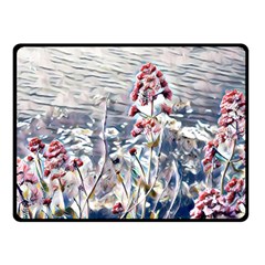 Port Flowers Double Sided Fleece Blanket (small)  by DeneWestUK