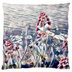 Port Flowers Standard Flano Cushion Case (two Sides) by DeneWestUK