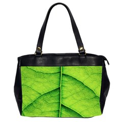 Avocado Leaf Office Handbags (2 Sides) 