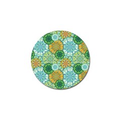 Forest Spirits  Green Mandalas  Golf Ball Marker (4 Pack) by bunart