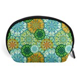 Forest Spirits. Green mandalas. Accessory Pouch (Large) Front