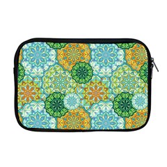 Forest Spirits  Green Mandalas  Apple Macbook Pro 17  Zipper Case