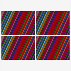 Color Stripes Pattern Belt Buckles