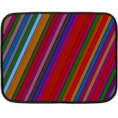 Color Stripes Pattern Double Sided Fleece Blanket (mini) 