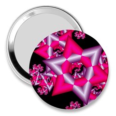 Star Of David On Black 3  Handbag Mirrors by Simbadda