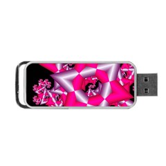 Star Of David On Black Portable Usb Flash (two Sides) by Simbadda