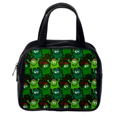 Seamless Little Cartoon Men Tiling Pattern Classic Handbags (one Side) by Simbadda