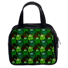 Seamless Little Cartoon Men Tiling Pattern Classic Handbags (2 Sides) by Simbadda