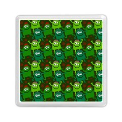 Seamless Little Cartoon Men Tiling Pattern Memory Card Reader (square) 