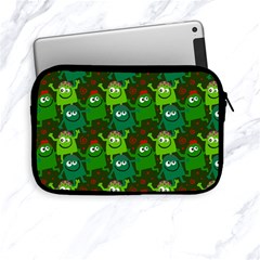 Seamless Little Cartoon Men Tiling Pattern Apple Ipad Mini Zipper Cases by Simbadda