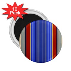 Colorful Stripes Background 2 25  Magnets (10 Pack)  by Simbadda