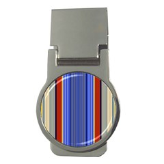 Colorful Stripes Background Money Clips (round)  by Simbadda