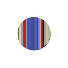 Colorful Stripes Background Golf Ball Marker (4 Pack) by Simbadda