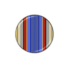 Colorful Stripes Background Hat Clip Ball Marker by Simbadda