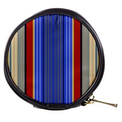 Colorful Stripes Background Mini Makeup Bags by Simbadda