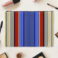 Colorful Stripes Background Cosmetic Bag (xl) by Simbadda