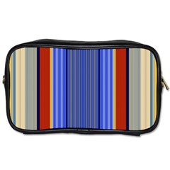 Colorful Stripes Background Toiletries Bags by Simbadda