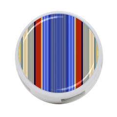 Colorful Stripes Background 4-port Usb Hub (one Side) by Simbadda