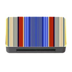 Colorful Stripes Background Memory Card Reader With Cf