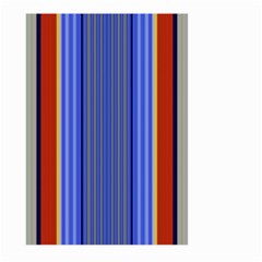 Colorful Stripes Background Large Garden Flag (two Sides) by Simbadda