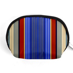 Colorful Stripes Background Accessory Pouches (medium)  by Simbadda