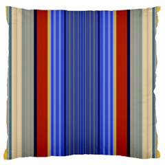 Colorful Stripes Background Standard Flano Cushion Case (one Side) by Simbadda