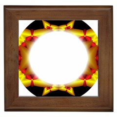 Circle Fractal Frame Framed Tiles