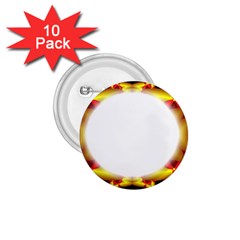 Circle Fractal Frame 1.75  Buttons (10 pack)