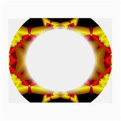 Circle Fractal Frame Small Glasses Cloth